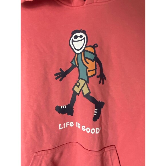 Life is Good Hoodie - Hiker - Men’s S NEW - Picture 2 of 8